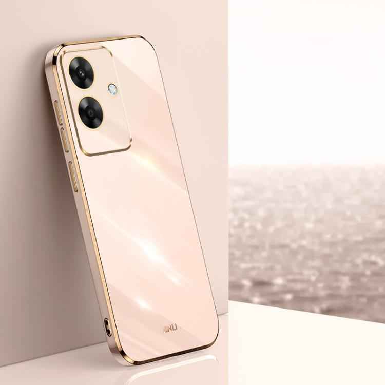XINLI Straight 6D Plating Gold Edge TPU Phone Case, For Realme GT 7 Pro 5G, For Realme Note 60 4G, For Realme 13 Pro Global, For Realme 11 5G, For Realme C53 2023, For Realme 11 Pro+ 5G