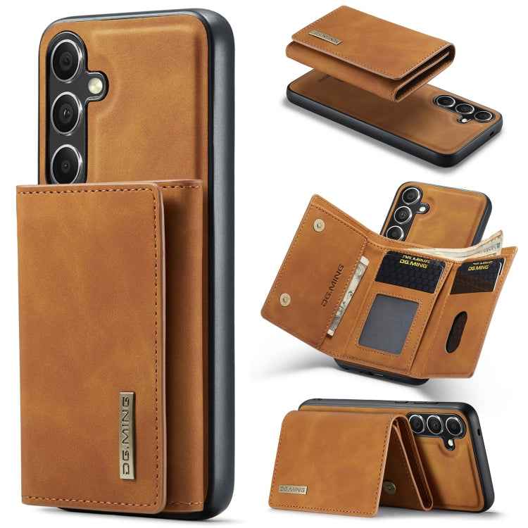 DG.MING M1 Series 3-Fold Multi Card Wallet + Magnetic Phone Case