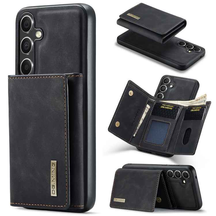 DG.MING M1 Series 3-Fold Multi Card Wallet + Magnetic Phone Case