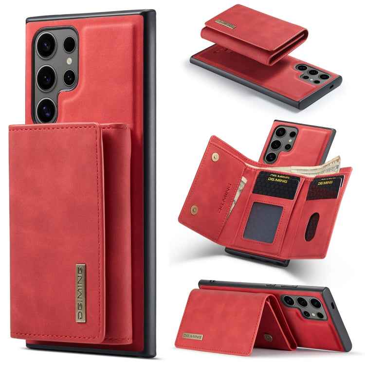 DG.MING M1 Series 3-Fold Multi Card Wallet + Magnetic Phone Case