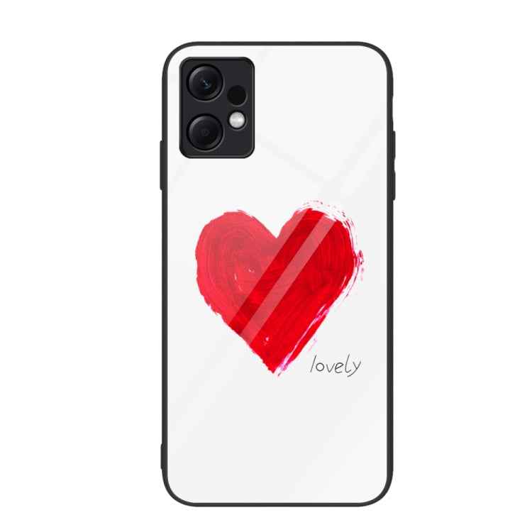 Colorful Painted Glass Phone Case, For Xiaomi Redmi Note 12 4G Global, For Xiaomi Redmi Note 12 Turbo