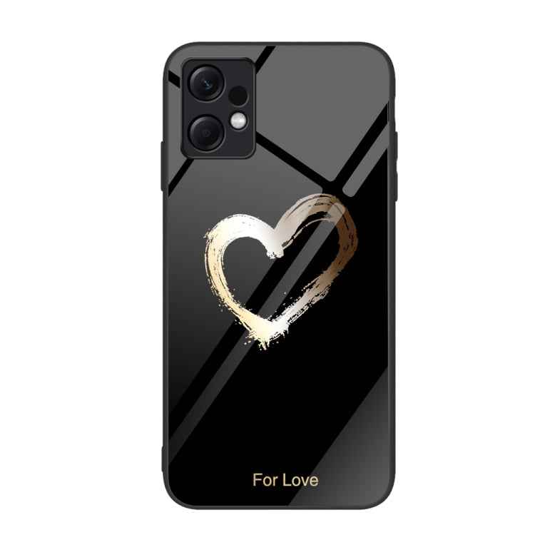 Colorful Painted Glass Phone Case, For Xiaomi Redmi Note 12 4G Global, For Xiaomi Redmi Note 12 Turbo