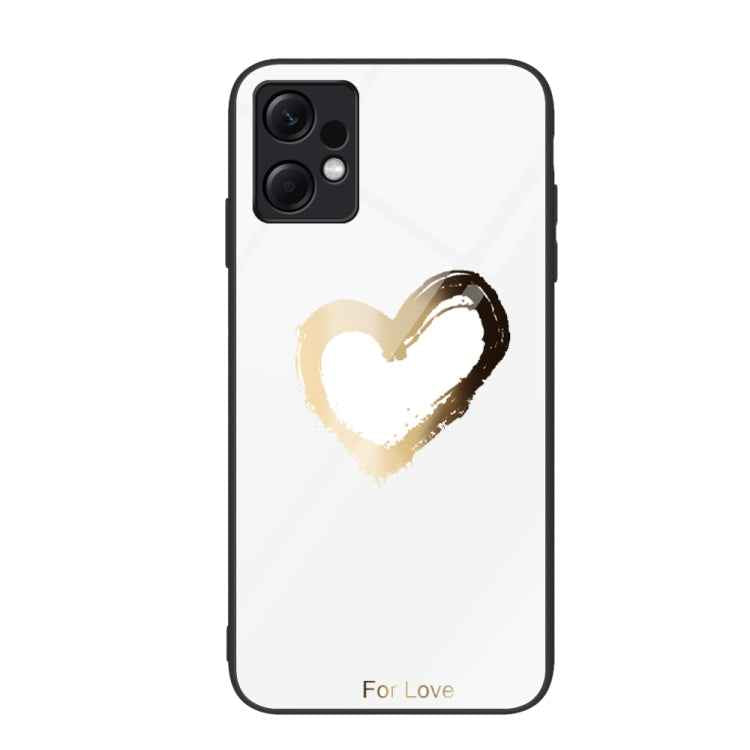 Colorful Painted Glass Phone Case, For Xiaomi Redmi Note 12 4G Global, For Xiaomi Redmi Note 12 Turbo