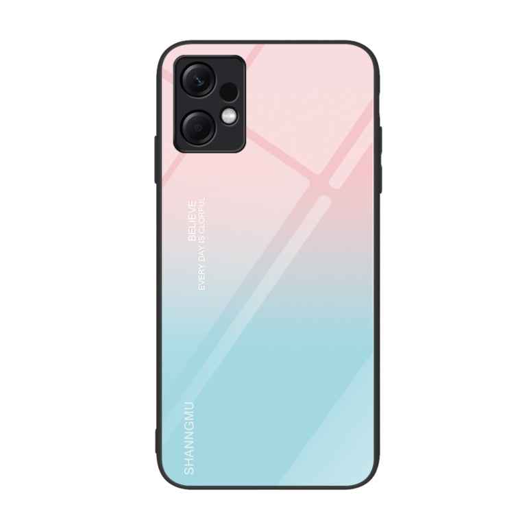 Colorful Painted Glass Phone Case, For Xiaomi Redmi Note 12 4G Global, For Xiaomi Redmi Note 12 Turbo