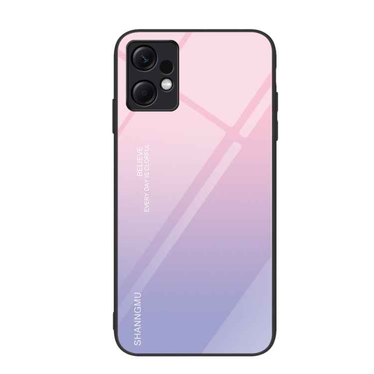 Colorful Painted Glass Phone Case, For Xiaomi Redmi Note 12 4G Global, For Xiaomi Redmi Note 12 Turbo