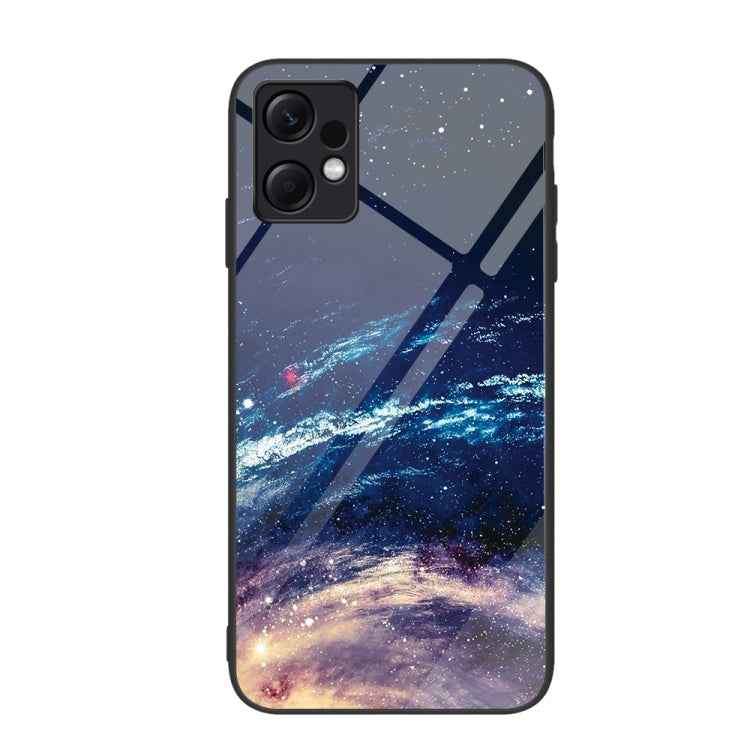 Colorful Painted Glass Phone Case, For Xiaomi Redmi Note 12 4G Global, For Xiaomi Redmi Note 12 Turbo