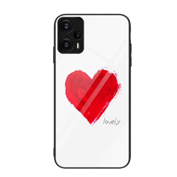 Colorful Painted Glass Phone Case, For Xiaomi Redmi Note 12 4G Global, For Xiaomi Redmi Note 12 Turbo