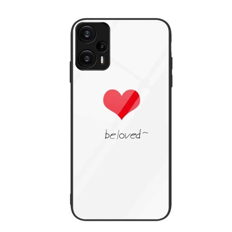 Colorful Painted Glass Phone Case, For Xiaomi Redmi Note 12 4G Global, For Xiaomi Redmi Note 12 Turbo
