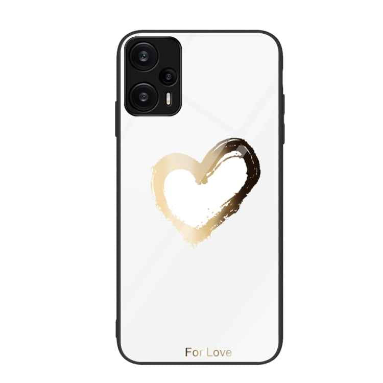 Colorful Painted Glass Phone Case, For Xiaomi Redmi Note 12 4G Global, For Xiaomi Redmi Note 12 Turbo