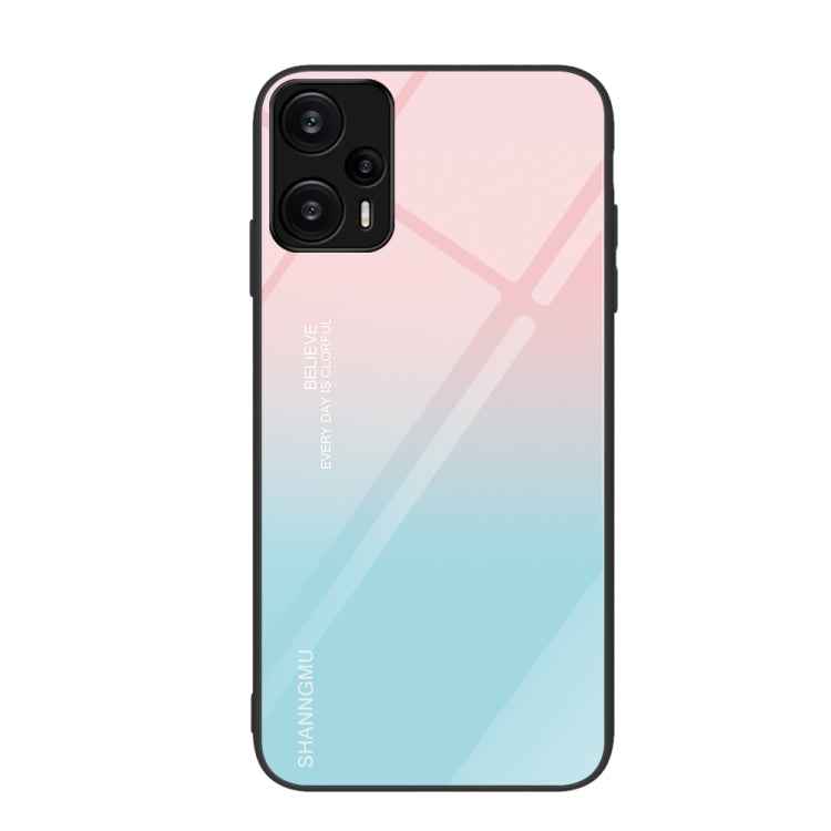 Colorful Painted Glass Phone Case, For Xiaomi Redmi Note 12 4G Global, For Xiaomi Redmi Note 12 Turbo