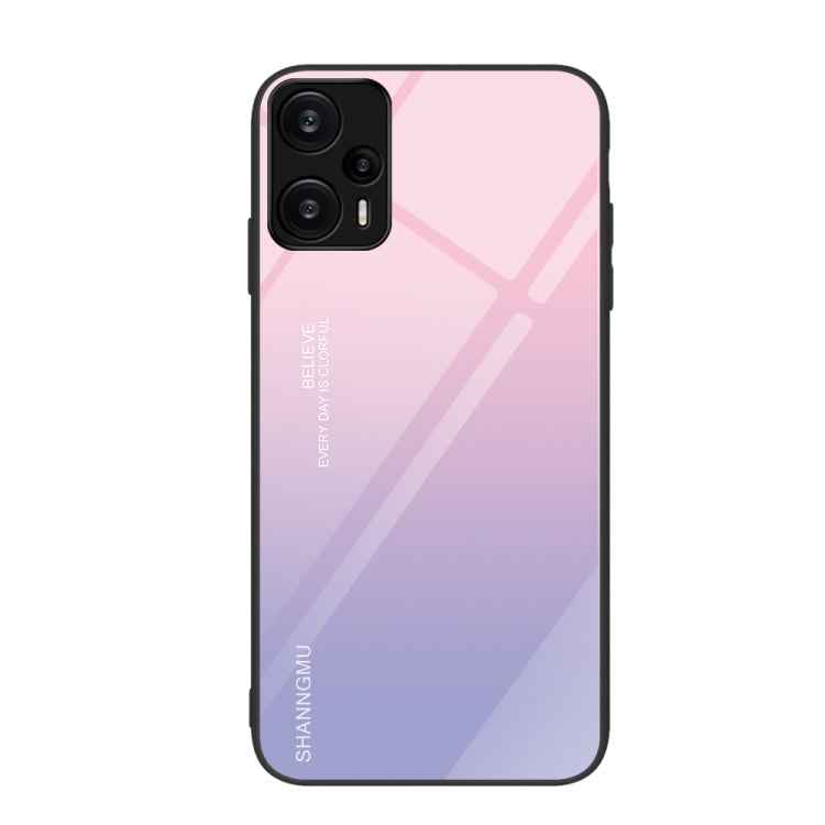 Colorful Painted Glass Phone Case, For Xiaomi Redmi Note 12 4G Global, For Xiaomi Redmi Note 12 Turbo