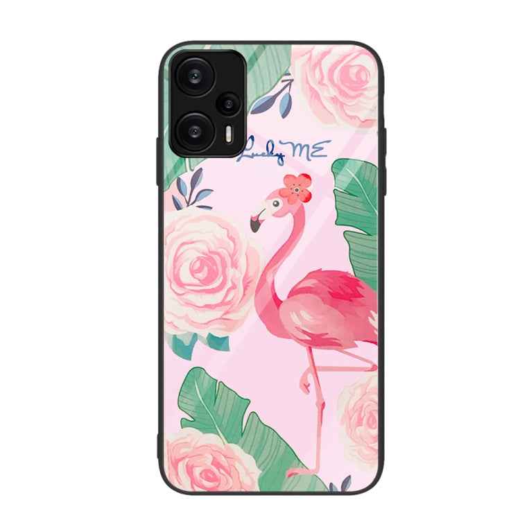 Colorful Painted Glass Phone Case, For Xiaomi Redmi Note 12 4G Global, For Xiaomi Redmi Note 12 Turbo