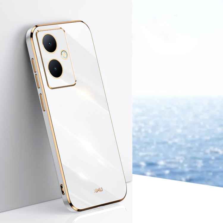 XINLI Straight Edge 6D Electroplate TPU Phone Case, For vivo Y35M+, For vivo S17, For vivo S17e, For vivo Y78+, For vivo iQOO Pro