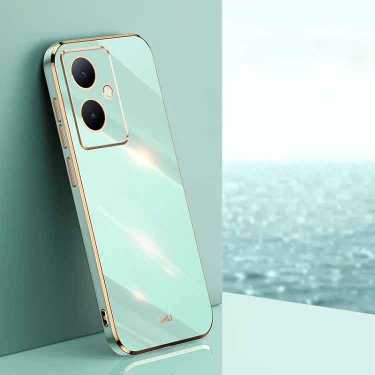 XINLI Straight Edge 6D Electroplate TPU Phone Case, For vivo Y35M+, For vivo S17, For vivo S17e, For vivo Y78+, For vivo iQOO Pro