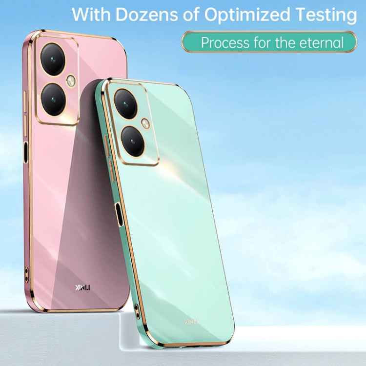 XINLI Straight Edge 6D Electroplate TPU Phone Case, For vivo Y35M+, For vivo S17, For vivo S17e, For vivo Y78+, For vivo iQOO Pro