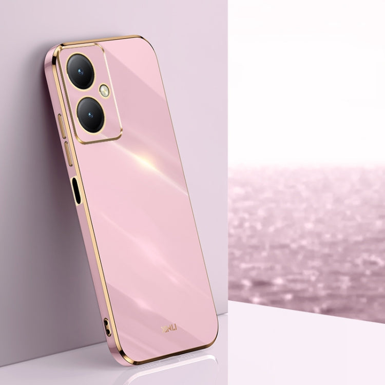 XINLI Straight Edge 6D Electroplate TPU Phone Case, For vivo iQOO 12 Pro 5G, For vivo iQOO 12 5G, For vivo Y17S 4G, For vivo Y35M+, For vivo S17, For vivo S17e