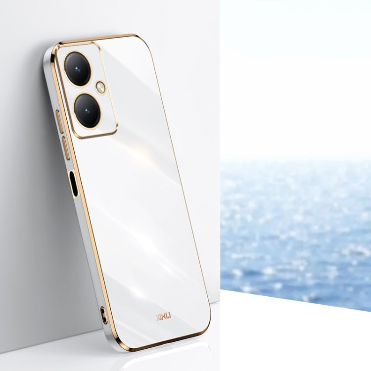 XINLI Straight Edge 6D Electroplate TPU Phone Case, For vivo iQOO 12 Pro 5G, For vivo iQOO 12 5G, For vivo Y17S 4G, For vivo Y35M+, For vivo S17, For vivo S17e