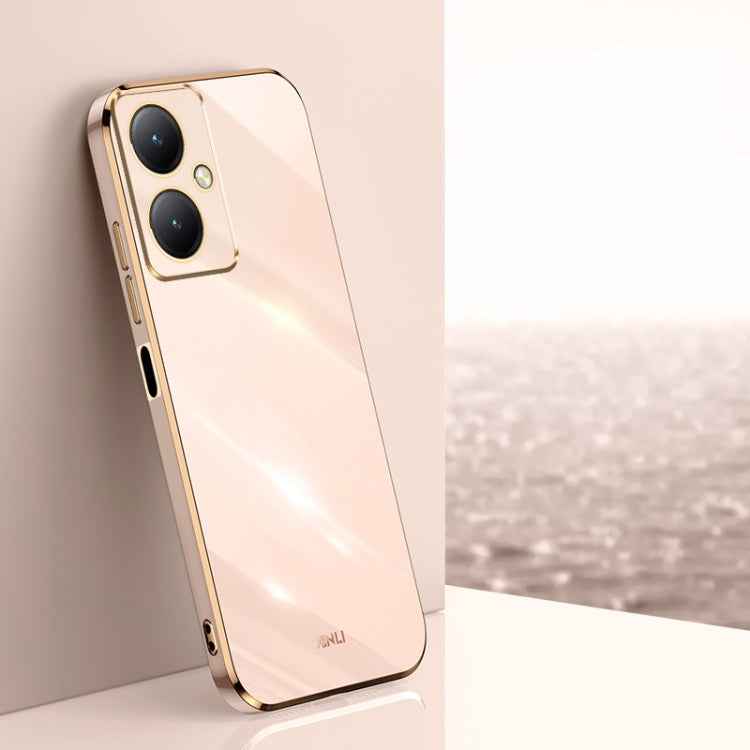 XINLI Straight Edge 6D Electroplate TPU Phone Case, For vivo Y35M+, For vivo S17, For vivo S17e, For vivo Y78+, For vivo iQOO Pro