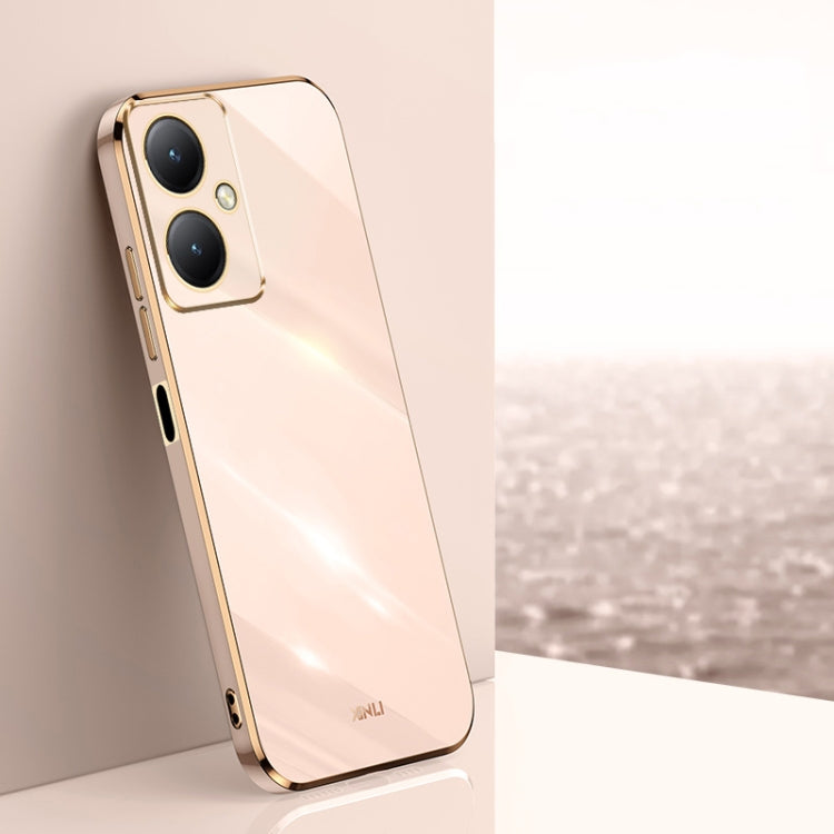 XINLI Straight Edge 6D Electroplate TPU Phone Case, For vivo iQOO 12 Pro 5G, For vivo iQOO 12 5G, For vivo Y17S 4G, For vivo Y35M+, For vivo S17, For vivo S17e
