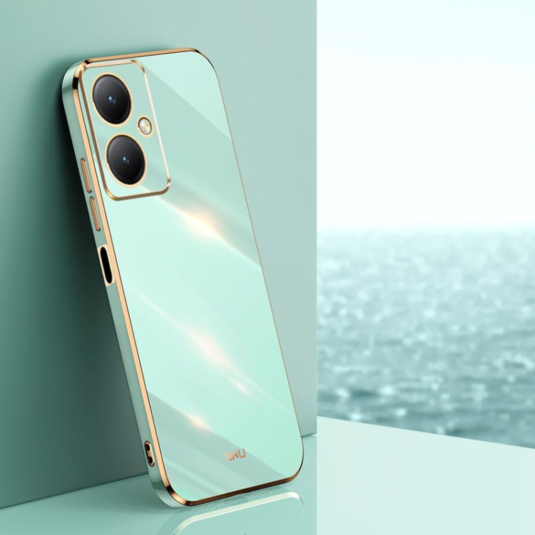 XINLI Straight Edge 6D Electroplate TPU Phone Case, For vivo iQOO 12 Pro 5G, For vivo iQOO 12 5G, For vivo Y17S 4G, For vivo Y35M+, For vivo S17, For vivo S17e