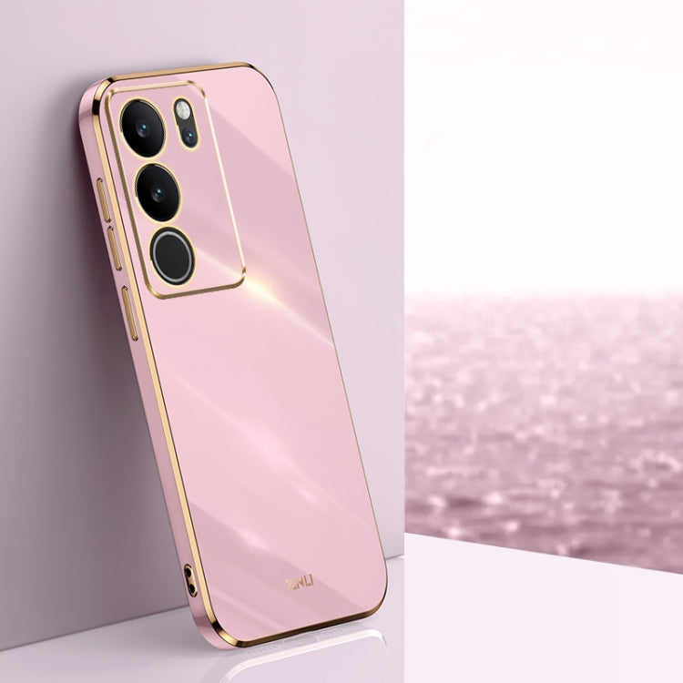 XINLI Straight Edge 6D Electroplate TPU Phone Case, For vivo iQOO 12 Pro 5G, For vivo iQOO 12 5G, For vivo Y17S 4G, For vivo Y35M+, For vivo S17, For vivo S17e
