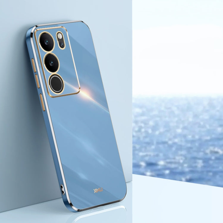 XINLI Straight Edge 6D Electroplate TPU Phone Case, For vivo iQOO 12 Pro 5G, For vivo iQOO 12 5G, For vivo Y17S 4G, For vivo Y35M+, For vivo S17, For vivo S17e