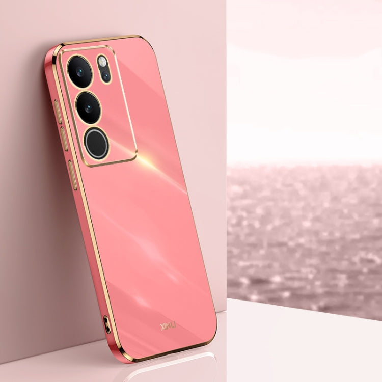 XINLI Straight Edge 6D Electroplate TPU Phone Case, For vivo iQOO 12 Pro 5G, For vivo iQOO 12 5G, For vivo Y17S 4G, For vivo Y35M+, For vivo S17, For vivo S17e