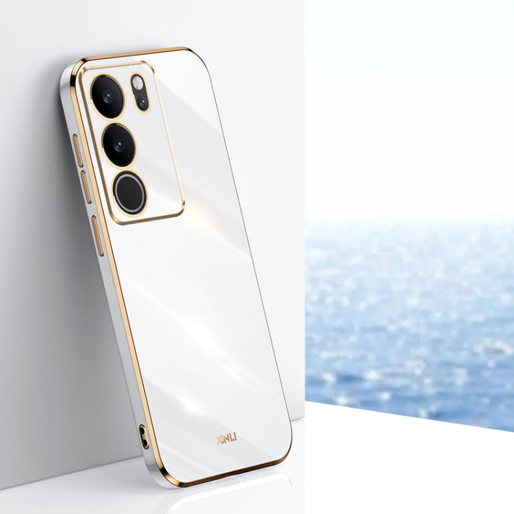 XINLI Straight Edge 6D Electroplate TPU Phone Case, For vivo iQOO 12 Pro 5G, For vivo iQOO 12 5G, For vivo Y17S 4G, For vivo Y35M+, For vivo S17, For vivo S17e