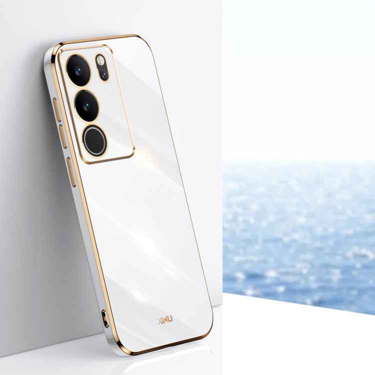 XINLI Straight Edge 6D Electroplate TPU Phone Case, For vivo Y35M+, For vivo S17, For vivo S17e, For vivo Y78+, For vivo iQOO Pro