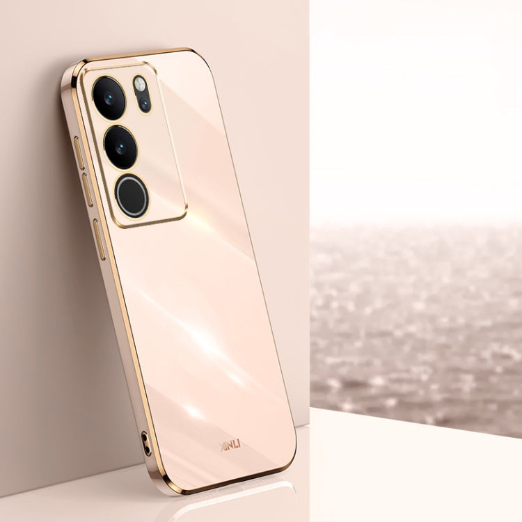 XINLI Straight Edge 6D Electroplate TPU Phone Case, For vivo iQOO 12 Pro 5G, For vivo iQOO 12 5G, For vivo Y17S 4G, For vivo Y35M+, For vivo S17, For vivo S17e