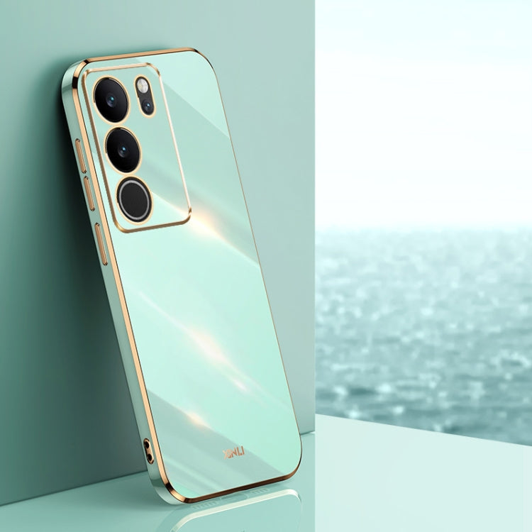 XINLI Straight Edge 6D Electroplate TPU Phone Case, For vivo iQOO 12 Pro 5G, For vivo iQOO 12 5G, For vivo Y17S 4G, For vivo Y35M+, For vivo S17, For vivo S17e
