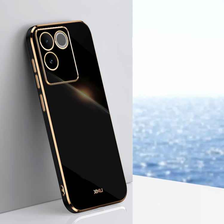 XINLI Straight Edge 6D Electroplate TPU Phone Case, For vivo Y35M+, For vivo S17, For vivo S17e, For vivo Y78+, For vivo iQOO Pro