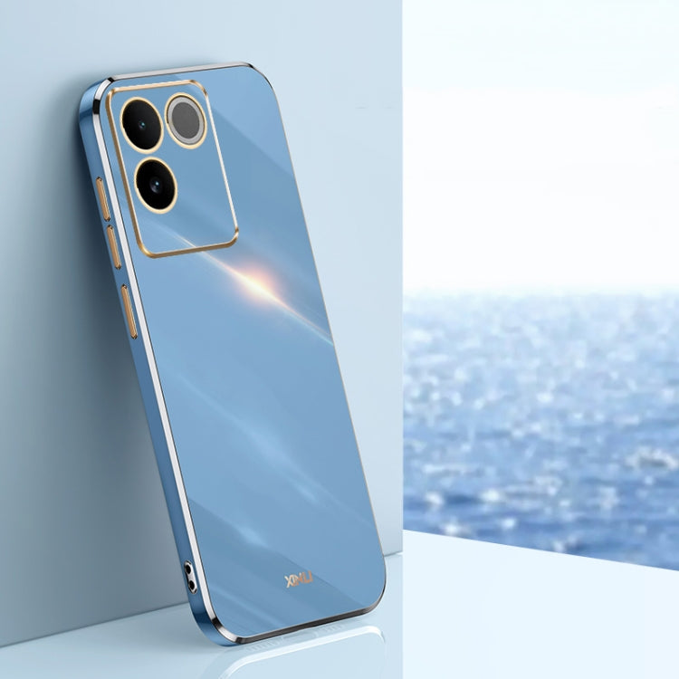 XINLI Straight Edge 6D Electroplate TPU Phone Case, For vivo iQOO 12 Pro 5G, For vivo iQOO 12 5G, For vivo Y17S 4G, For vivo Y35M+, For vivo S17, For vivo S17e