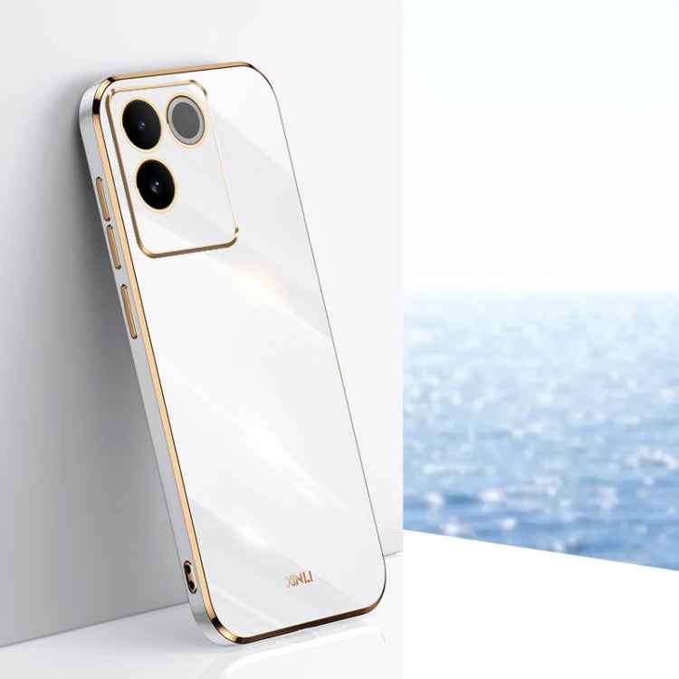 XINLI Straight Edge 6D Electroplate TPU Phone Case, For vivo Y35M+, For vivo S17, For vivo S17e, For vivo Y78+, For vivo iQOO Pro