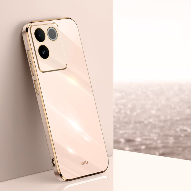 XINLI Straight Edge 6D Electroplate TPU Phone Case, For vivo iQOO 12 Pro 5G, For vivo iQOO 12 5G, For vivo Y17S 4G, For vivo Y35M+, For vivo S17, For vivo S17e