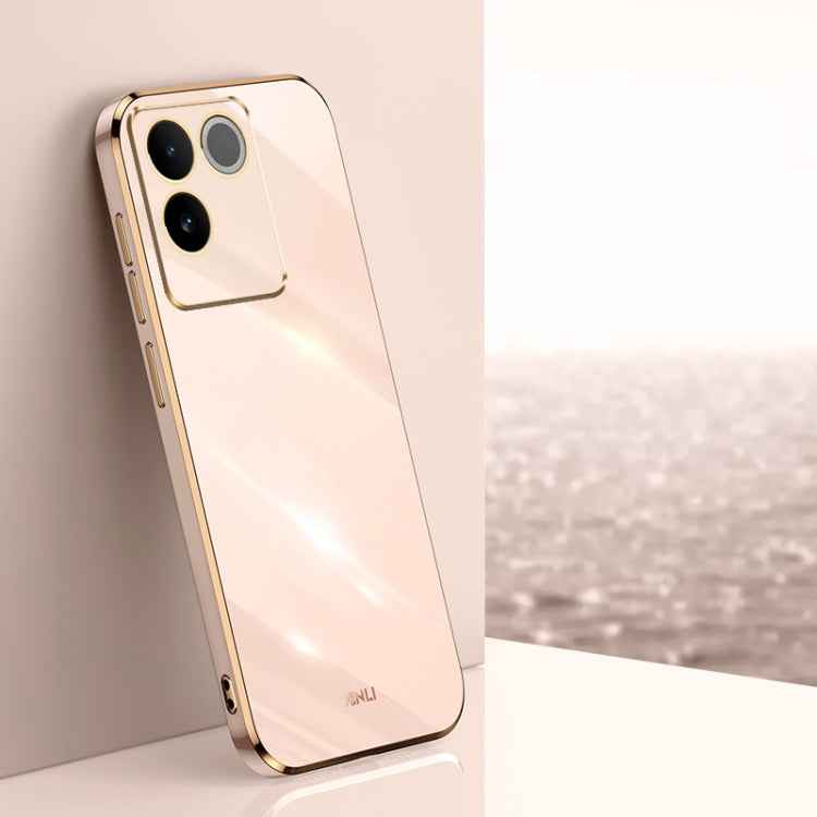 XINLI Straight Edge 6D Electroplate TPU Phone Case, For vivo Y35M+, For vivo S17, For vivo S17e, For vivo Y78+, For vivo iQOO Pro