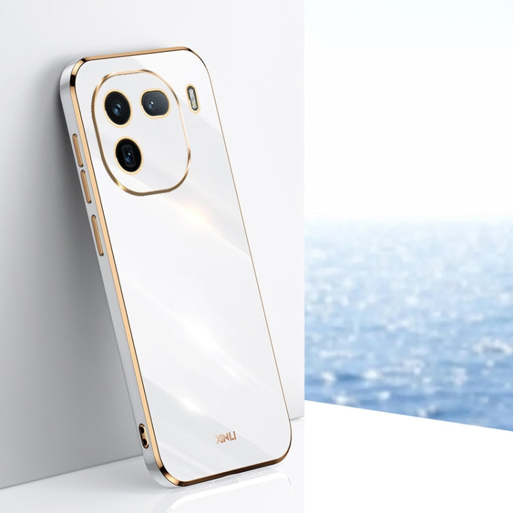 XINLI Straight Edge 6D Electroplate TPU Phone Case, For vivo iQOO 12 Pro 5G, For vivo iQOO 12 5G, For vivo Y17S 4G, For vivo Y35M+, For vivo S17, For vivo S17e