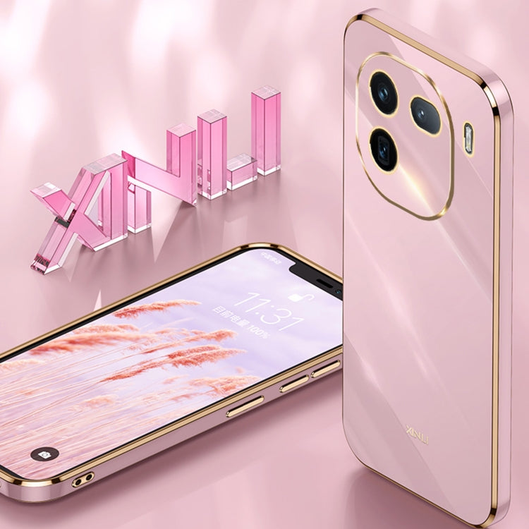 XINLI Straight Edge 6D Electroplate TPU Phone Case, For vivo iQOO 12 Pro 5G, For vivo iQOO 12 5G, For vivo Y17S 4G, For vivo Y35M+, For vivo S17, For vivo S17e