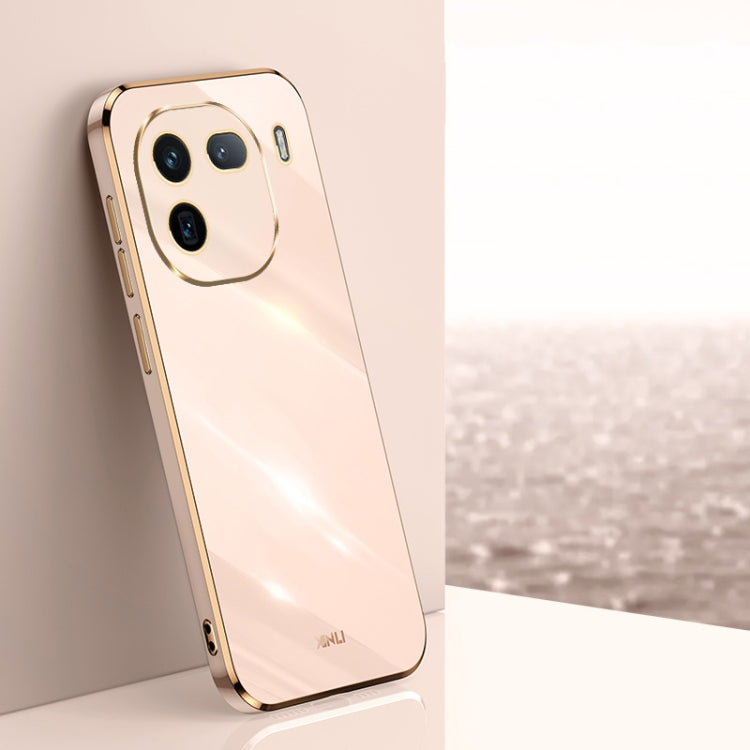 XINLI Straight Edge 6D Electroplate TPU Phone Case, For vivo iQOO 12 Pro 5G, For vivo iQOO 12 5G, For vivo Y17S 4G, For vivo Y35M+, For vivo S17, For vivo S17e