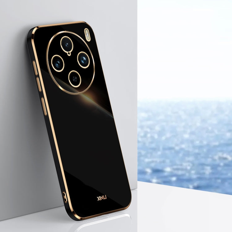 XINLI Straight Edge 6D Electroplate TPU Phone Case, For vivo V50 Lite, For vivo V50, For vivo Y300 Pro, For vivo S18 Pro, For vivo S18e, For vivo X100 Pro 5G