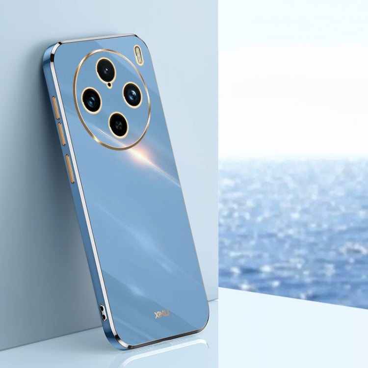 XINLI Straight Edge 6D Electroplate TPU Phone Case, For vivo V50 Lite, For vivo V50, For vivo Y300 Pro, For vivo S18 Pro, For vivo S18e, For vivo X100 Pro 5G