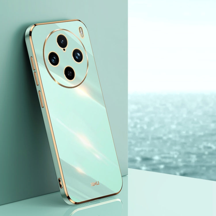 XINLI Straight Edge 6D Electroplate TPU Phone Case, For vivo V50 Lite, For vivo V50, For vivo Y300 Pro, For vivo S18 Pro, For vivo S18e, For vivo X100 Pro 5G