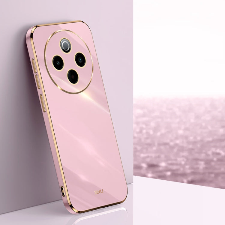 XINLI Straight Edge 6D Electroplate TPU Phone Case, For vivo V50 Lite, For vivo V50, For vivo Y300 Pro, For vivo S18 Pro, For vivo S18e, For vivo X100 Pro 5G