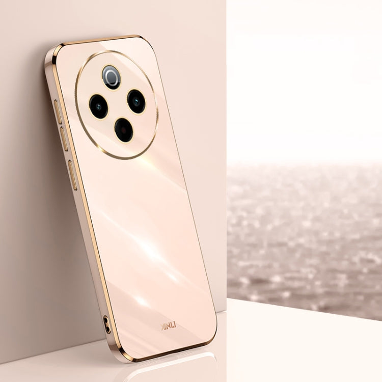 XINLI Straight Edge 6D Electroplate TPU Phone Case, For vivo V50 Lite, For vivo V50, For vivo Y300 Pro, For vivo S18 Pro, For vivo S18e, For vivo X100 Pro 5G