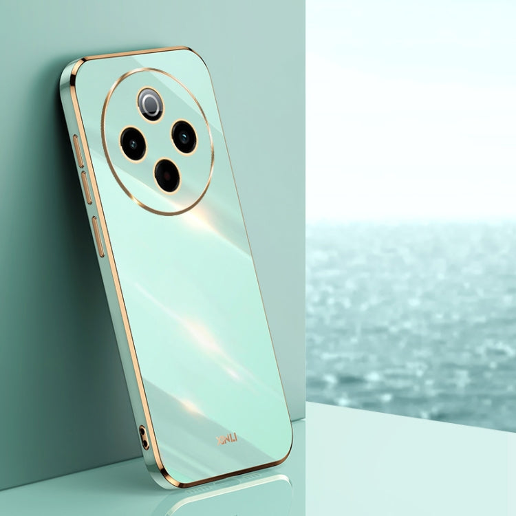 XINLI Straight Edge 6D Electroplate TPU Phone Case, For vivo V50 Lite, For vivo V50, For vivo Y300 Pro, For vivo S18 Pro, For vivo S18e, For vivo X100 Pro 5G
