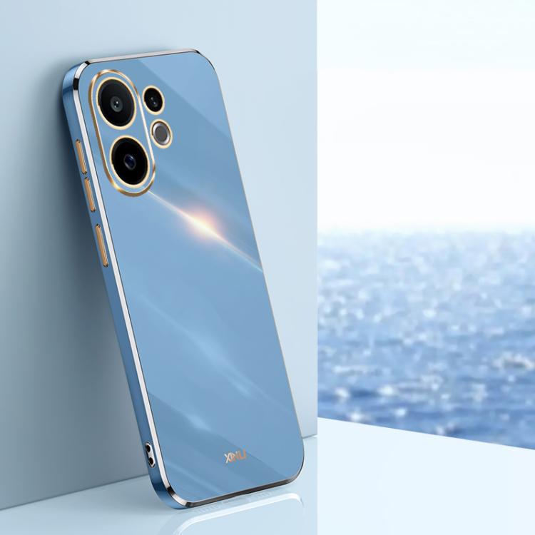 XINLI Straight Edge 6D Electroplate TPU Phone Case, For vivo Y50 5G, For vivo Y500 5G, For vivo V60 5G Global, For vivo S30 Pro mini 5G, For vivo S30 5G, For vivo X200 Ultra