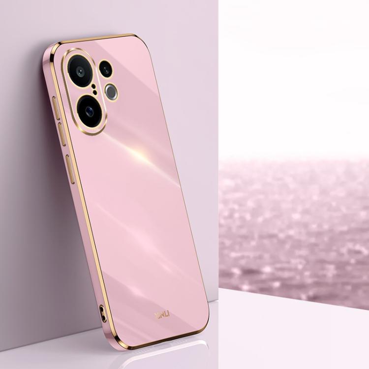 XINLI Straight Edge 6D Electroplate TPU Phone Case, For vivo Y50 5G, For vivo Y500 5G, For vivo V60 5G Global, For vivo S30 Pro mini 5G, For vivo S30 5G, For vivo X200 Ultra