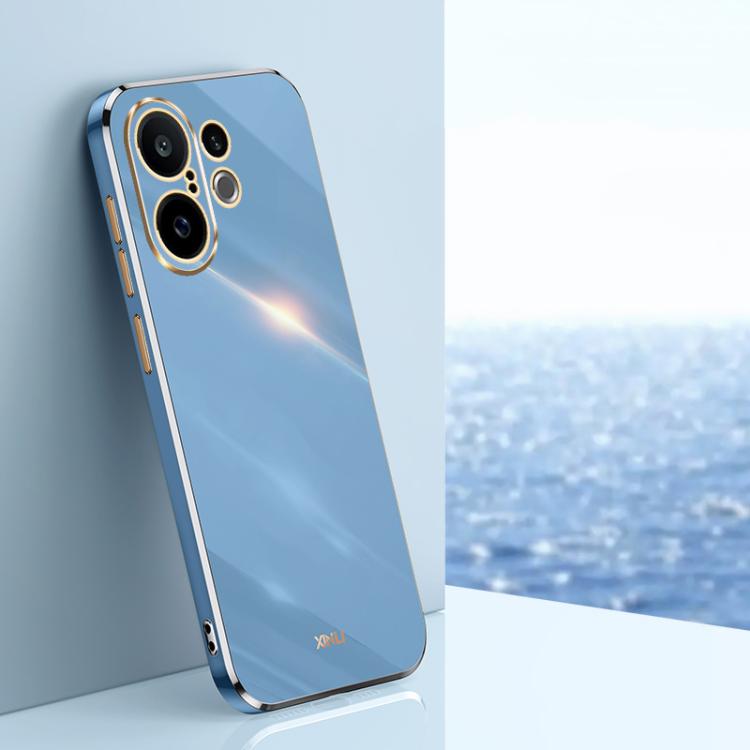 XINLI Straight Edge 6D Electroplate TPU Phone Case, For vivo Y50 5G, For vivo Y500 5G, For vivo V60 5G Global, For vivo S30 Pro mini 5G, For vivo S30 5G, For vivo X200 Ultra