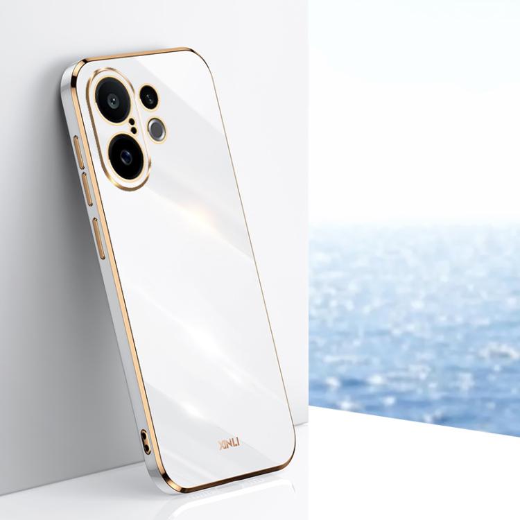 XINLI Straight Edge 6D Electroplate TPU Phone Case, For vivo Y50 5G, For vivo Y500 5G, For vivo V60 5G Global, For vivo S30 Pro mini 5G, For vivo S30 5G, For vivo X200 Ultra