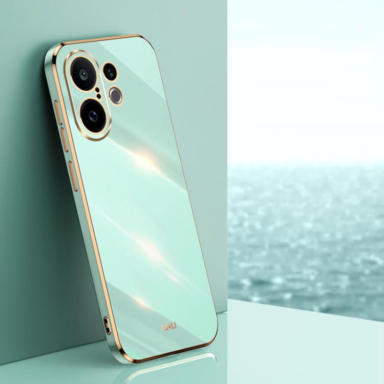 XINLI Straight Edge 6D Electroplate TPU Phone Case, For vivo Y50 5G, For vivo Y500 5G, For vivo V60 5G Global, For vivo S30 Pro mini 5G, For vivo S30 5G, For vivo X200 Ultra